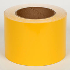 Cobra Systems - Labels, Ribbons & Tapes; Type: Vinyl Tape ; Color: Yellow ; For Use With: VNM8 ; Width (Inch): 5 ; Length (Feet): 150 ; Material: Vinyl - Exact Industrial Supply