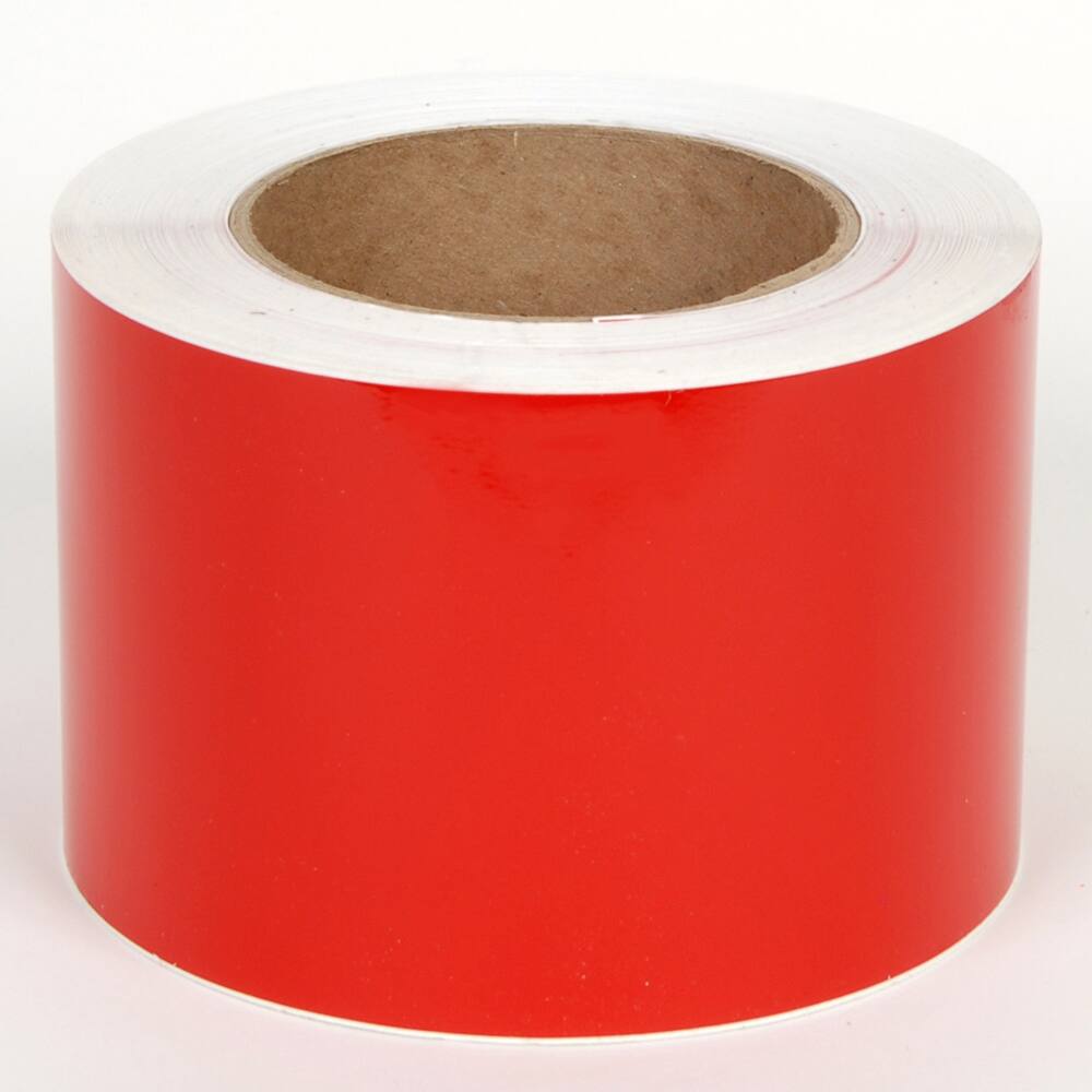 Cobra Systems - Labels, Ribbons & Tapes; Type: Vinyl Tape ; Color: Red ; For Use With: VNM8 ; Width (Inch): 7 ; Length (Feet): 150 ; Material: Vinyl - Exact Industrial Supply