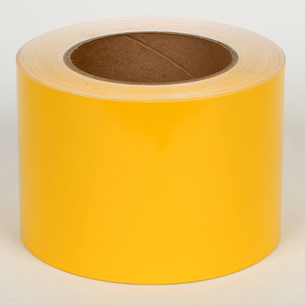 Cobra Systems - Labels, Ribbons & Tapes; Type: Vinyl Tape ; Color: Yellow ; For Use With: VNM8 ; Width (Inch): 7 ; Length (Feet): 150 ; Material: Vinyl - Exact Industrial Supply