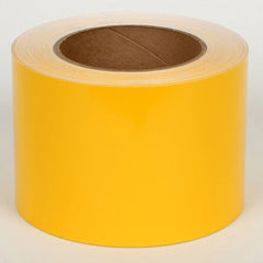 Cobra Systems - Labels, Ribbons & Tapes; Type: Vinyl Tape ; Color: Yellow ; For Use With: VNM8 ; Width (Inch): 8 ; Length (Feet): 150 ; Material: Vinyl - Exact Industrial Supply