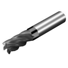Sandvik Coromant - 11.13mm Diam 5 Flute Solid Carbide 0.09" Corner Radius End Mill - Exact Industrial Supply