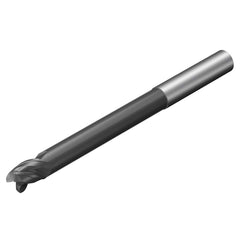Sandvik Coromant - 3/4" Diam 3 Flute Solid Carbide 0.033" Corner Radius End Mill - Exact Industrial Supply