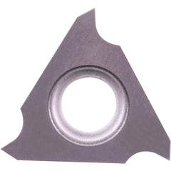 Grooving Insert: GBF32 PR1535, Solid Carbide Megacoat Nano Finish, Right Hand, 0.5 mm Cutting Width, 1.2 mm Max Depth, Series KGB