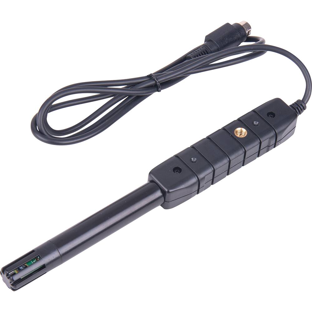 REED Instruments - Natural Gas, Carbon Monoxide & Refrigerant Detectors; Type: Humidity Probe ; Function: Measures Relative Humidity ; Height (Decimal Inch): 1.900000 ; Height (mm): 45.0000 ; Length (Decimal Inch): 7.0000 ; Length (mm): 177.00 - Exact Industrial Supply