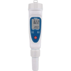 REED Instruments - Conductivity, pH & TDS Meters & Testers; Type: pH Meter ; Minimum pH Range: 0.00 ; Maximum pH Range: 14.00 ; Probe Type: Single Junction ; Resolution: 0.01 pH: 0.1?F ; Accuracy (pH): 0.02 - Exact Industrial Supply