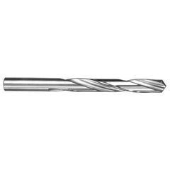 9.3 mm Dia. × 9.3 mm Shank × 81 mm Flute Length × 125 mm OAL, 5xD, 118°, Uncoated, 2 Flute, External, Round Solid Carbide Drill