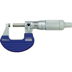 ‎0-25 mm Measuring Range-0.001 mm Graduation - Ratchet Thimble - Carbide Face - Outside Micrometer - USA Tool & Supply
