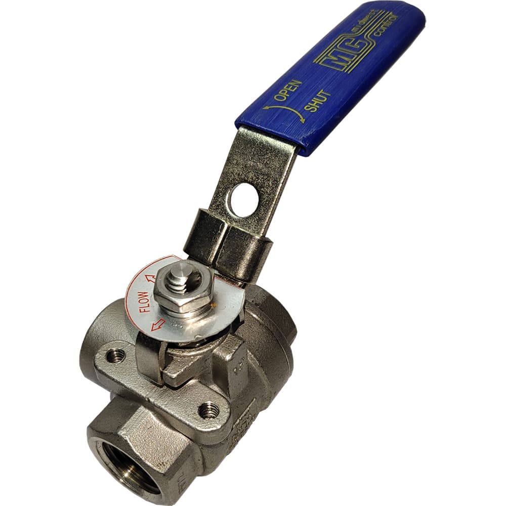 Midwest Control - Ball Valves; Type: Standard ; Pipe Size (Inch): 1-1/2 ; Material: Stainless Steel ; Style: In-Line - Exact Industrial Supply