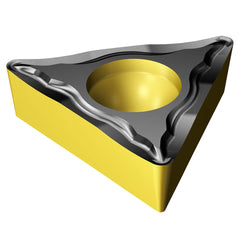 TCMT21.52-UM 4415 Carbide Turning Insert Al2O3/TiN/TiCN Finish, Neutral, 1/4″ Inscribed Circle, 0.0313″ Corner Radius, 3/32″ Thick, 60° Trigon