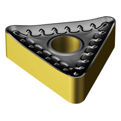 Turning Insert:  TNMM 22 04 08-QR 4415,  Solid Carbide TiCN, Al2O3 & TiN Finish,  Neutral,  0.0313″ Corner Radius,  N/A Triangle,  Series  TNMM-QR