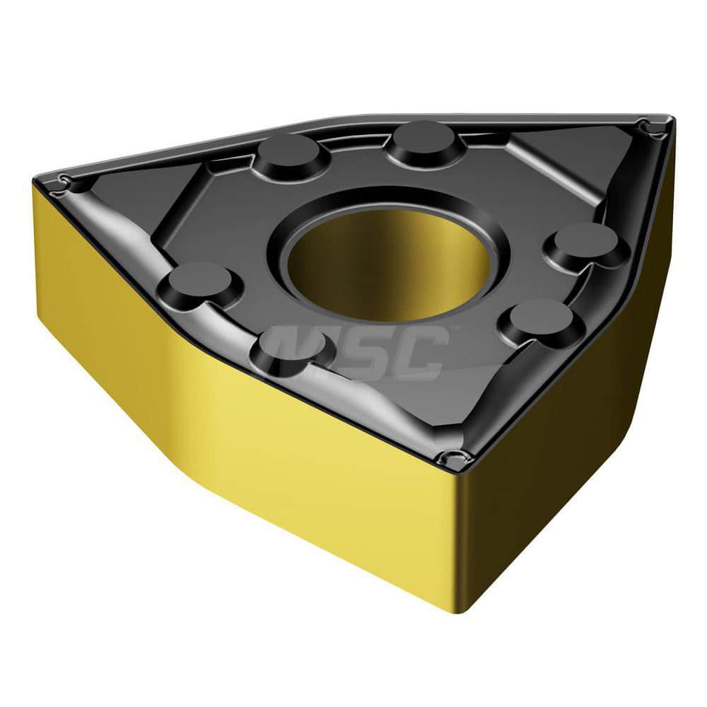 WNMG432-WF 4425 Carbide Turning Insert Al2O3/TiN/TiCN Finish, Neutral, 1/2″ Inscribed Circle, 0.0313″ Corner Radius, 3/16″ Thick, 80° Diamond