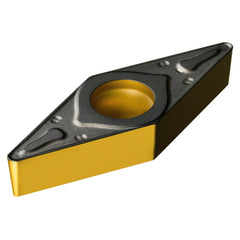 VBMT332-PR 4425 Carbide Turning Insert Al2O3/TiN/TiCN Finish, Neutral, 3/8″ Inscribed Circle, 0.0313″ Corner Radius, 3/16″ Thick, 35° Round
