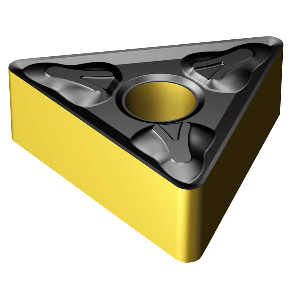 TNMG333-XM 4415 Carbide Turning Insert Al2O3/TiN/TiCN Finish, Neutral, 3/8″ Inscribed Circle, 0.0469″ Corner Radius, 3/16″ Thick, 60° Trigon