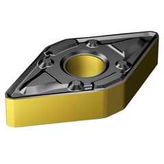 Turning Insert:  DNMX 15 04 12-WM 4415,  Solid Carbide TiCN, Al2O3 & TiN Finish,  Neutral,  0.0469″ Corner Radius,  N/A Diamond 55 ™,  Series  DNMX-WM