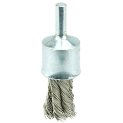 1/2″ Diameter - Knot Type Stainless End Brush - USA Tool & Supply