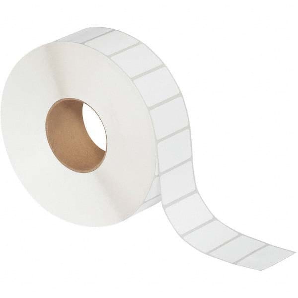 Value Collection - Pack of 4 Rolls, 5,087 Labels per Roll, 2-1/4" x 1-1/4" White Topcoated Facestock Thermal Labels - USA Tool & Supply