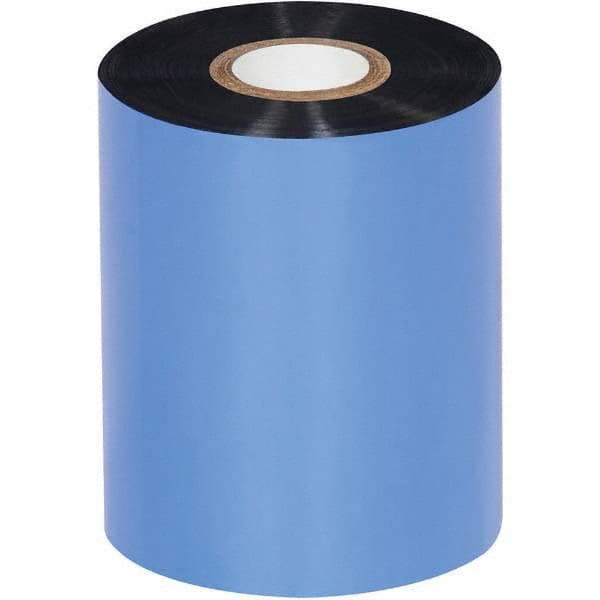 Value Collection - 3-1/2" x 1476' Black Wax/Resin Thermal Transfer Ribbon - USA Tool & Supply