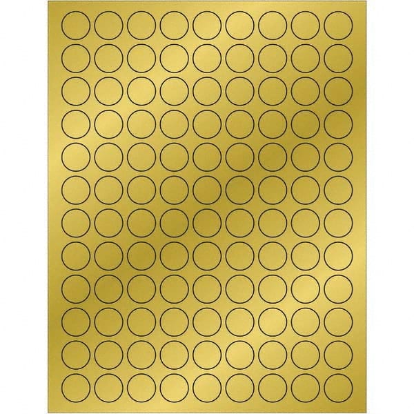 Tape Logic - Pack of (30), 100 Sheet 2-5/8" x 1" Opaque White Permanent Acrylic Laser Labels - USA Tool & Supply