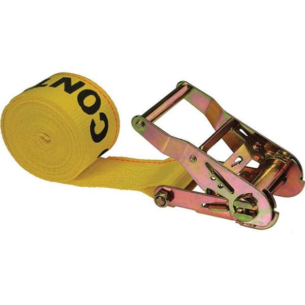 US Cargo Control - Slings & Tiedowns (Load-Rated) Type: Ratchet Tie Down Width (Inch): 2 - USA Tool & Supply
