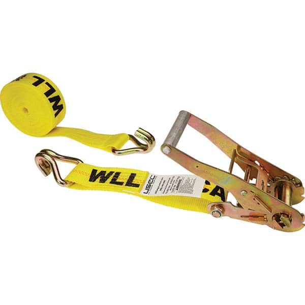 US Cargo Control - Slings & Tiedowns (Load-Rated) Type: Ratchet Tie Down Width (Inch): 2 - USA Tool & Supply