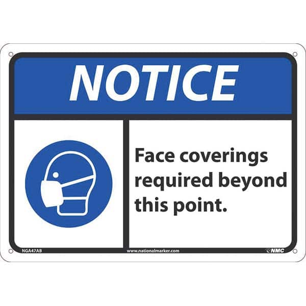 NMC - Safety Signs Message Type: COVID-19 Message or Graphic: Message & Graphic - USA Tool & Supply