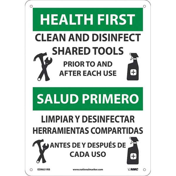 NMC - Safety Signs Message Type: COVID-19 Message or Graphic: Message & Graphic - USA Tool & Supply