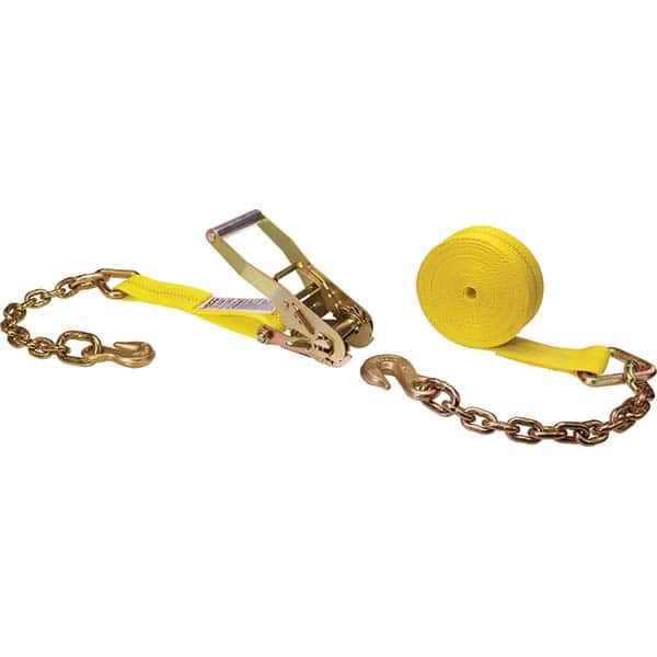 US Cargo Control - Slings & Tiedowns (Load-Rated) Type: Ratchet Tie Down Width (Inch): 2 - USA Tool & Supply