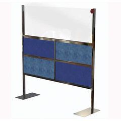 Lakeside - 75" x 72" Partition & Panel System-Social Distancing Barrier - USA Tool & Supply