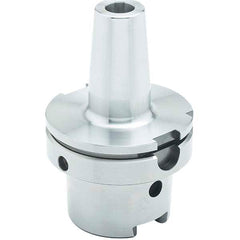 Shrink-Fit Tool Holder & Adapter: HSK100A Taper Shank, 0.75″ Hole Dia 4.53″ Projection, 1.31″ Nose Dia, 2.05″ Clamp Depth, Through Coolant