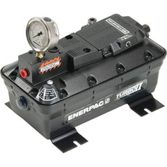 Enerpac - Power Hydraulic Pumps & Jacks Type: Air-Hydraulic Oil Capacity: 120 cu. in. - USA Tool & Supply