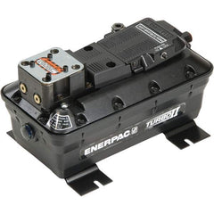 Enerpac - Power Hydraulic Pumps & Jacks Type: Air-Hydraulic Oil Capacity: 127 cu. In. - USA Tool & Supply