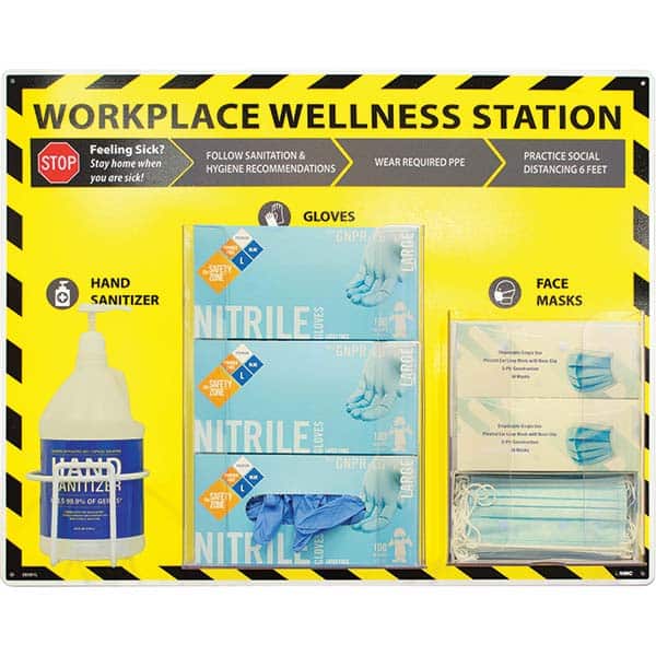 NMC - PPE Dispensers Type: Wellness Station Mount: Table/Wall - USA Tool & Supply