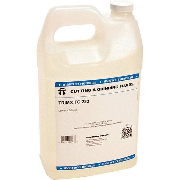 Master Fluid Solutions - 1 Gal Jug Lube/Emulsifier Additive - Low Foam, Series Trim TC233 - USA Tool & Supply
