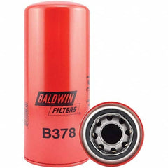 Baldwin Filters - 1-1/4 Thread 8-23/32" OAL x 3-11/16" OD Automotive Oil Filter - USA Tool & Supply
