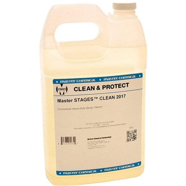 Master Fluid Solutions - 1 Gal Jug Cleaner - Low Foam, Series Clean 2017 - USA Tool & Supply