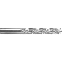 ‎#25 Dia. × 0.1495″ Shank × 1-3/8″ Flute Length × 2-1/2″ OAL, 5xD, 150°, TA, 3 Flute, External, Round Solid Carbide Drill - Exact Industrial Supply