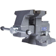 Wilton - Bench & Pipe Combination Vises Jaw Width (Inch): 5-1/2 Jaw Opening Capacity (Inch): 6-3/4 (Regular); 10-3/4 (Reversed) - USA Tool & Supply