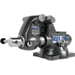 Wilton - Bench & Pipe Combination Vises Jaw Width (Inch): 4-1/2 Jaw Opening Capacity (Inch): 3-1/2 - USA Tool & Supply