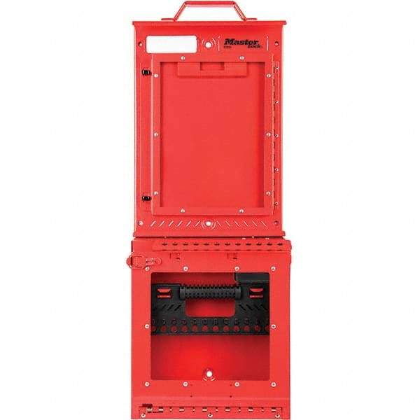Master Lock - Group Lockout Boxes Portable or Wall Mount: Portable & Wall Mount Maximum Number of Padlocks: 12 - USA Tool & Supply