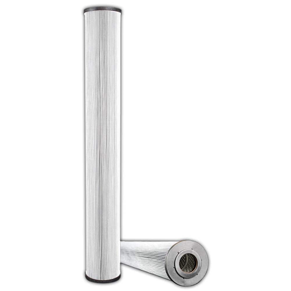 Replacement/Interchange Hydraulic Filter Element: Microglass, 10  µ