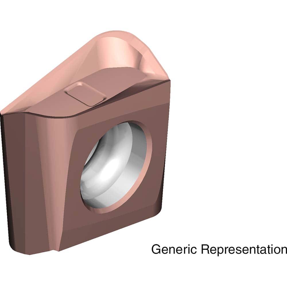 LNEX080412PNELL ACK300 Carbide Milling Insert TiAlN/AlCrN Finish, 8.05mm Thick x 8.6mm Wide