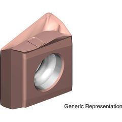 LNEX080404PNELG ACP200 Carbide Milling Insert TiAlN/AlCrN Finish, 8.05mm Thick x 8.6mm Wide
