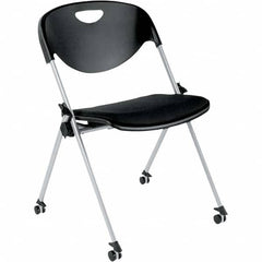 ALERA - Stacking Chairs Type: Stack Chair Seating Area Material: Polypropylene; Fabric - USA Tool & Supply