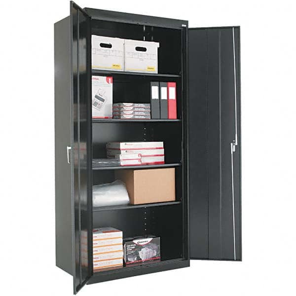 ALERA - 4 Shelf Locking Storage Cabinet - USA Tool & Supply