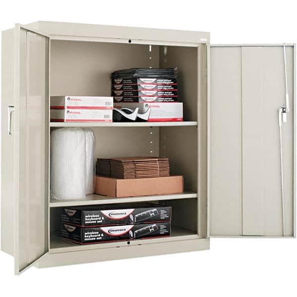 ALERA - 2 Shelf Locking Storage Cabinet - USA Tool & Supply