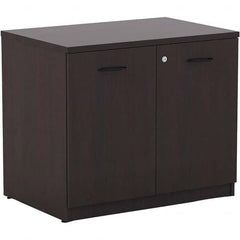 ALERA - 1 Shelf Sliding Door Storage Cabinet - USA Tool & Supply
