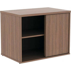 ALERA - 1 Shelf Sliding Door Storage Cabinet - USA Tool & Supply