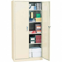 ALERA - 4 Shelf Locking Storage Cabinet - USA Tool & Supply