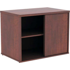 ALERA - 1 Shelf Sliding Door Storage Cabinet - USA Tool & Supply
