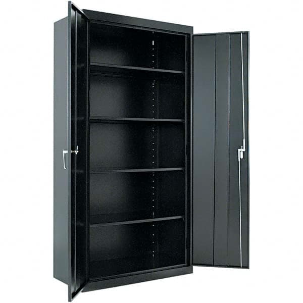 ALERA - 4 Shelf Locking Storage Cabinet - USA Tool & Supply